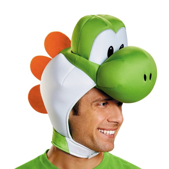 🎃Super Mario Bros. Yoshi Headpiece Super Mario Bros. Adult Size🎃 - Picture 1 of 12